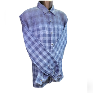 Michael‎ Kors Button Down Ombre Long Sleeve Shirt sz XXL